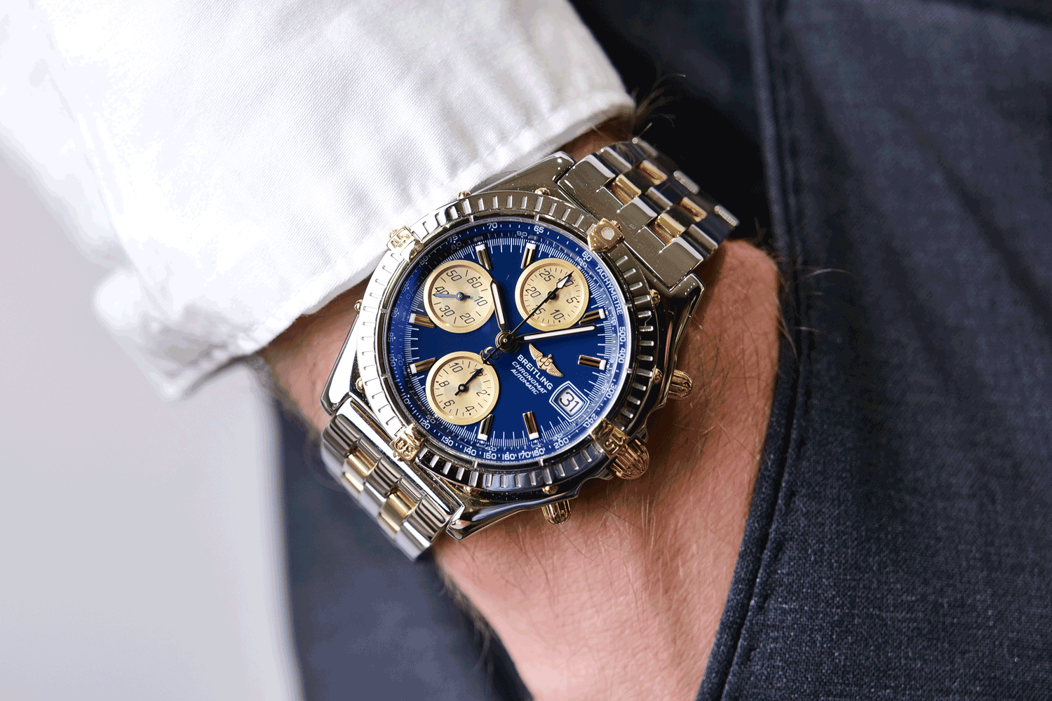 PRE-OWNED Breitling Chronomat B13050