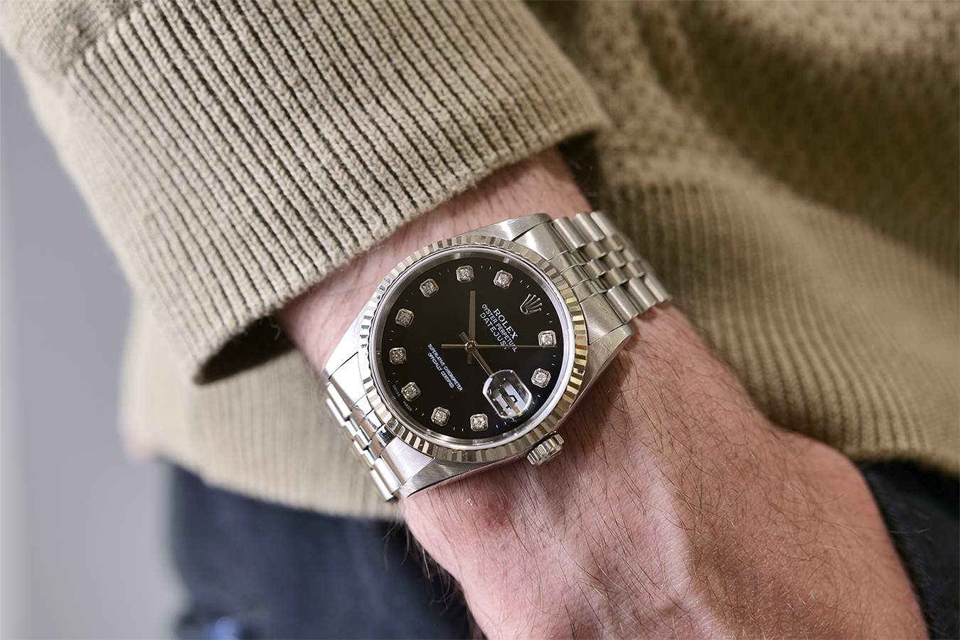 PRE-OWNED Rolex Datejust 16234