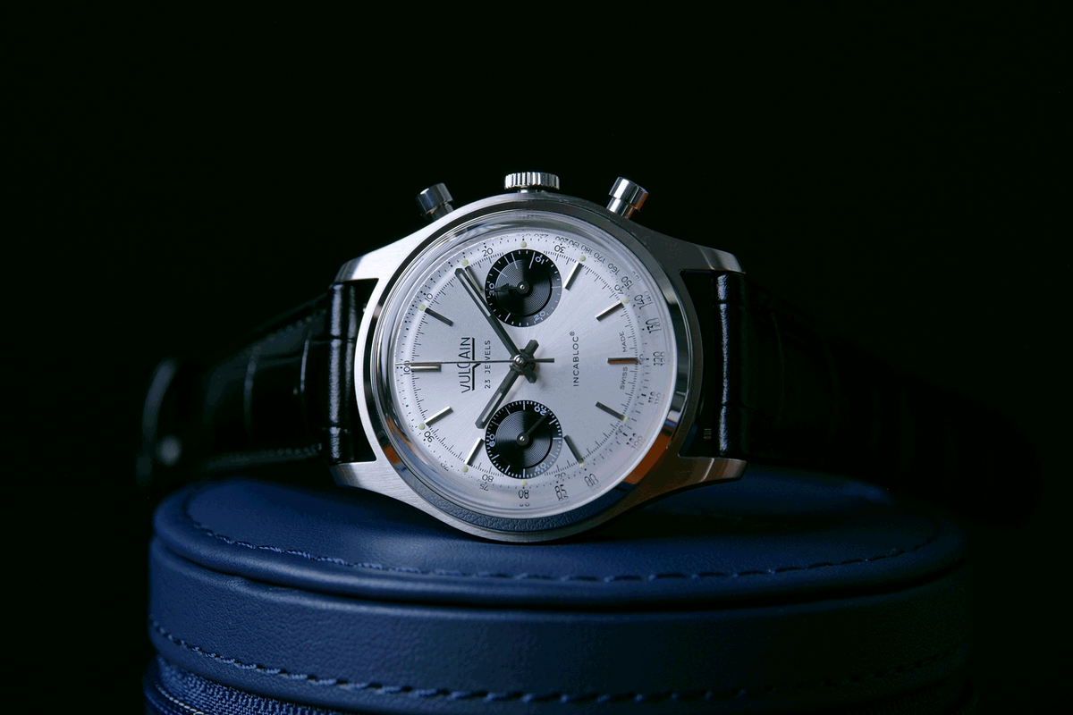 Vulcain Chronograph 1970-tal Silver
