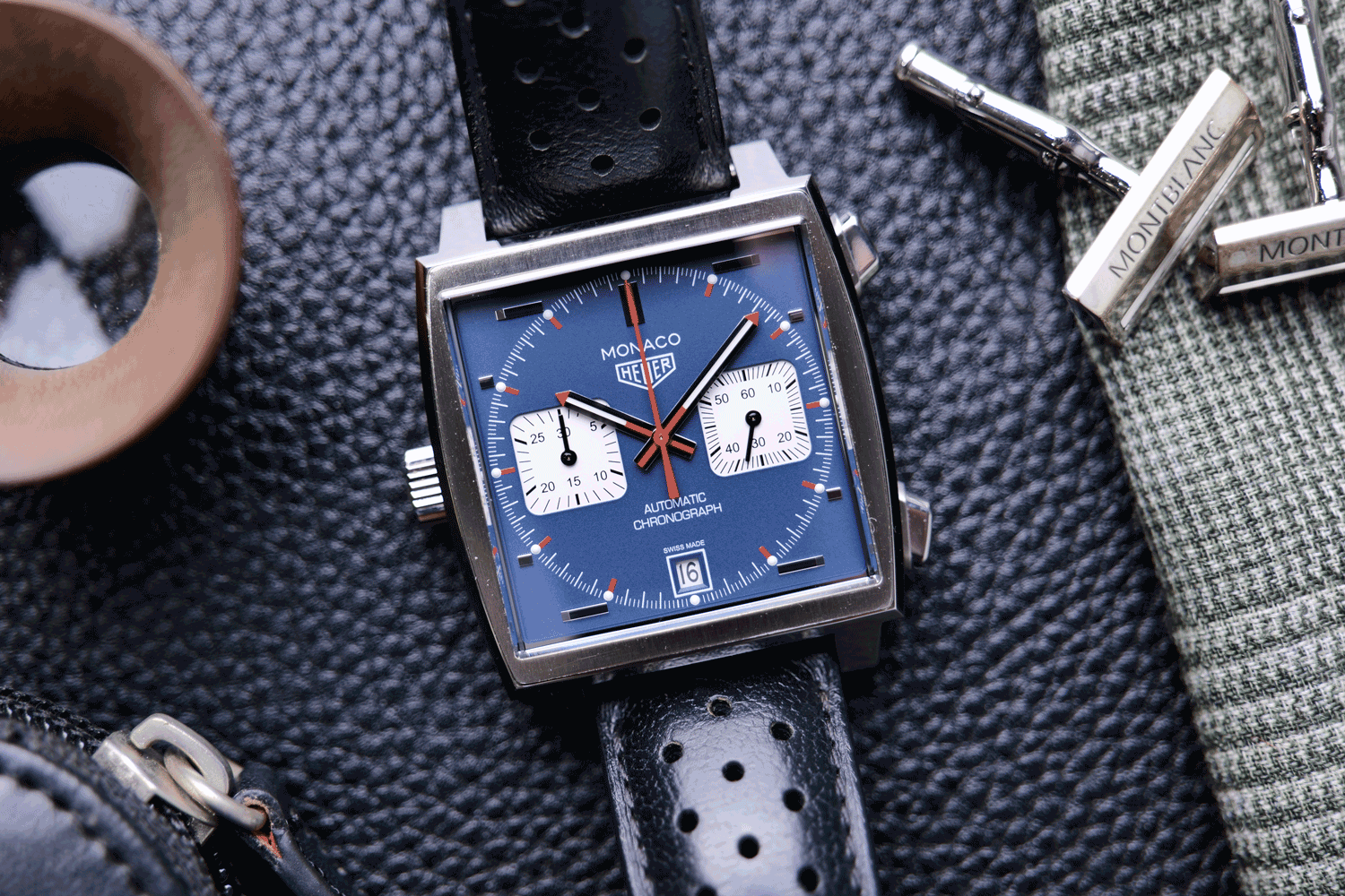 PRE-OWNED TAG Heuer Monaco Calibre 11 CAW211P.FC6356