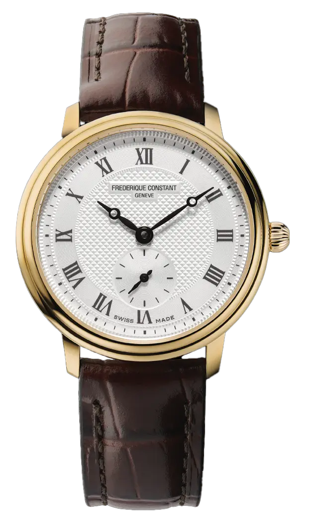 Frederique Constant Classics Slimline 29 mm Small Second Guld PVD Damklocka