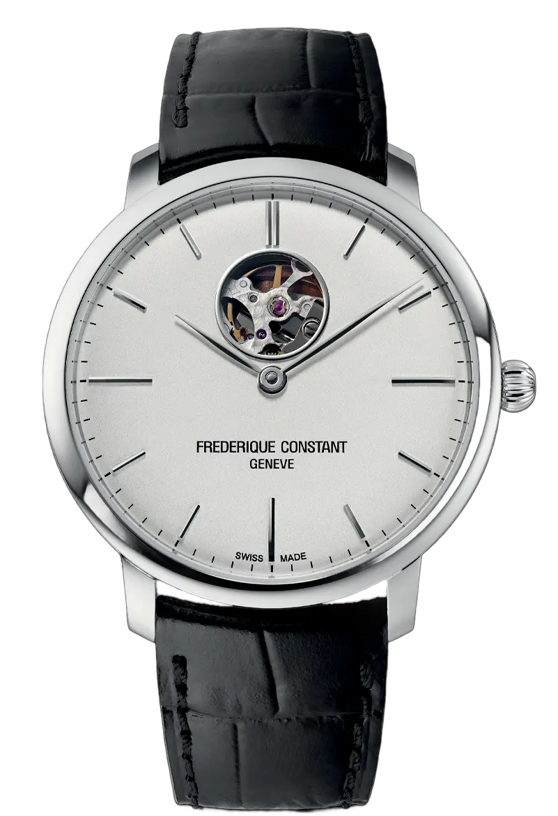 Frederique Constant Slimline Heart Beat Automatic Silver FC-312S4S6