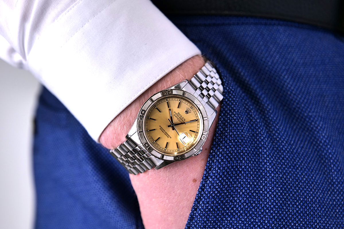 PRE-OWNED Rolex Datejust Turn-O-Graph 16264