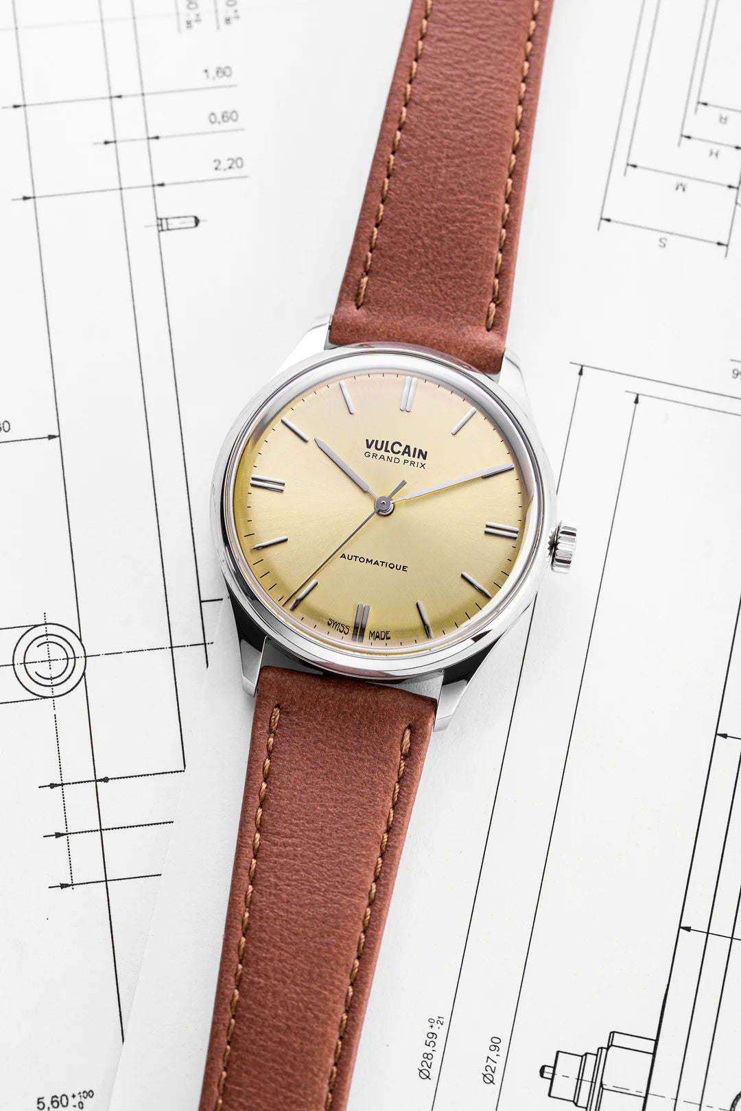 Vulcain Grand Prix Champagne 39mm 670171A70.BAC20