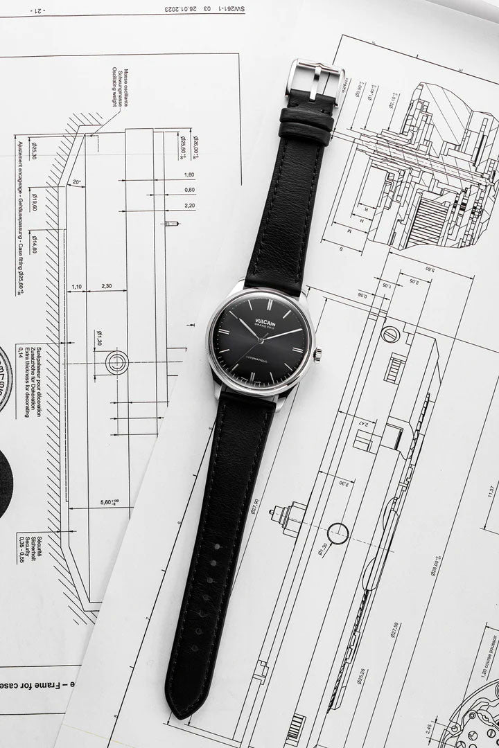Vulcain Grand Prix Black 39 mm 670171A00.BAC201