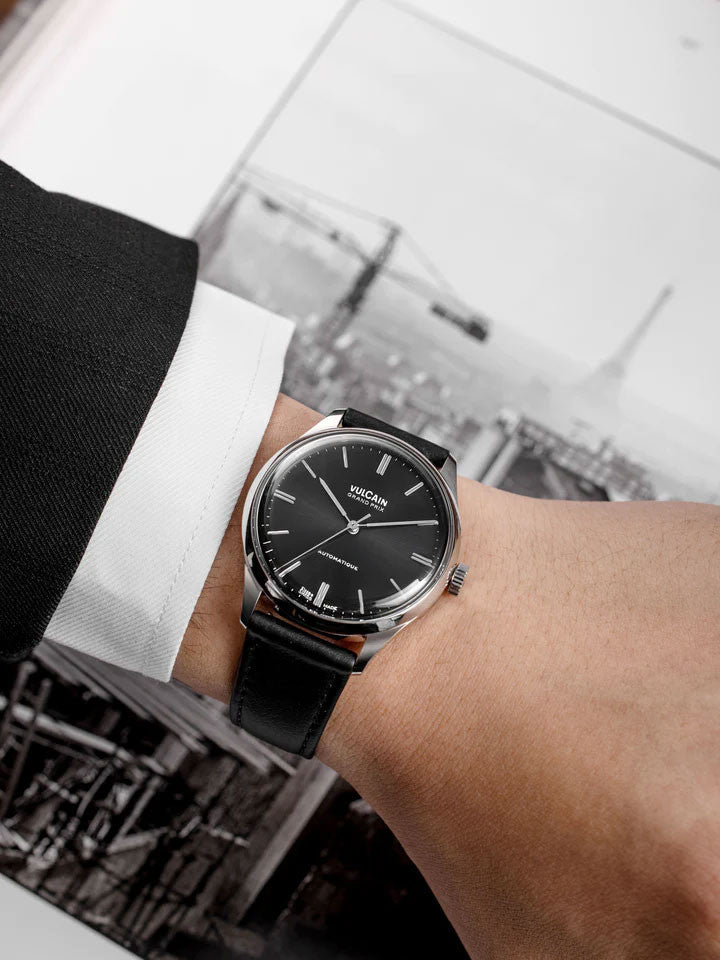 Vulcain Grand Prix Black 39 mm 670171A00.BAC201