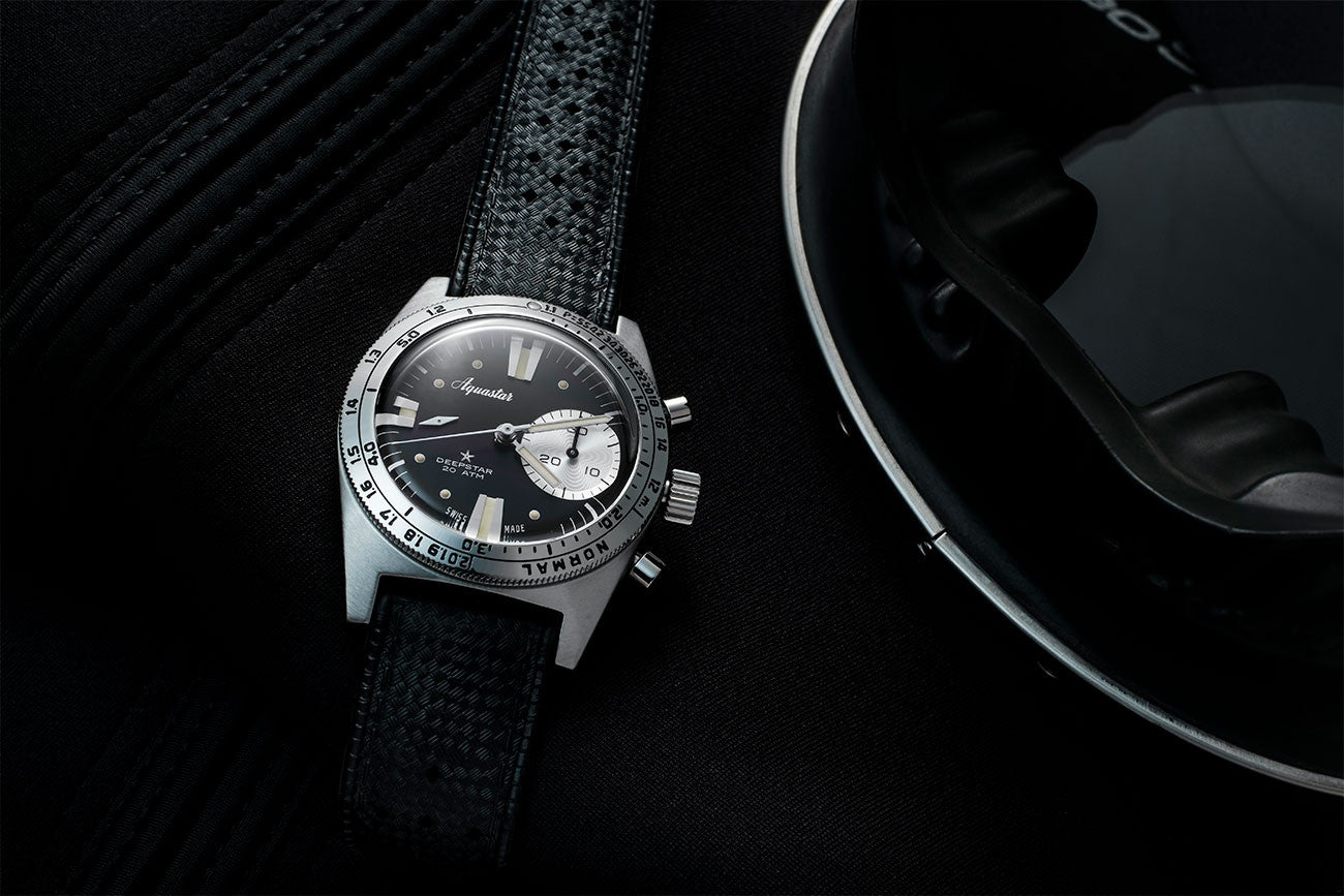 Aquastar 2022 Deepstar Chronograph Black