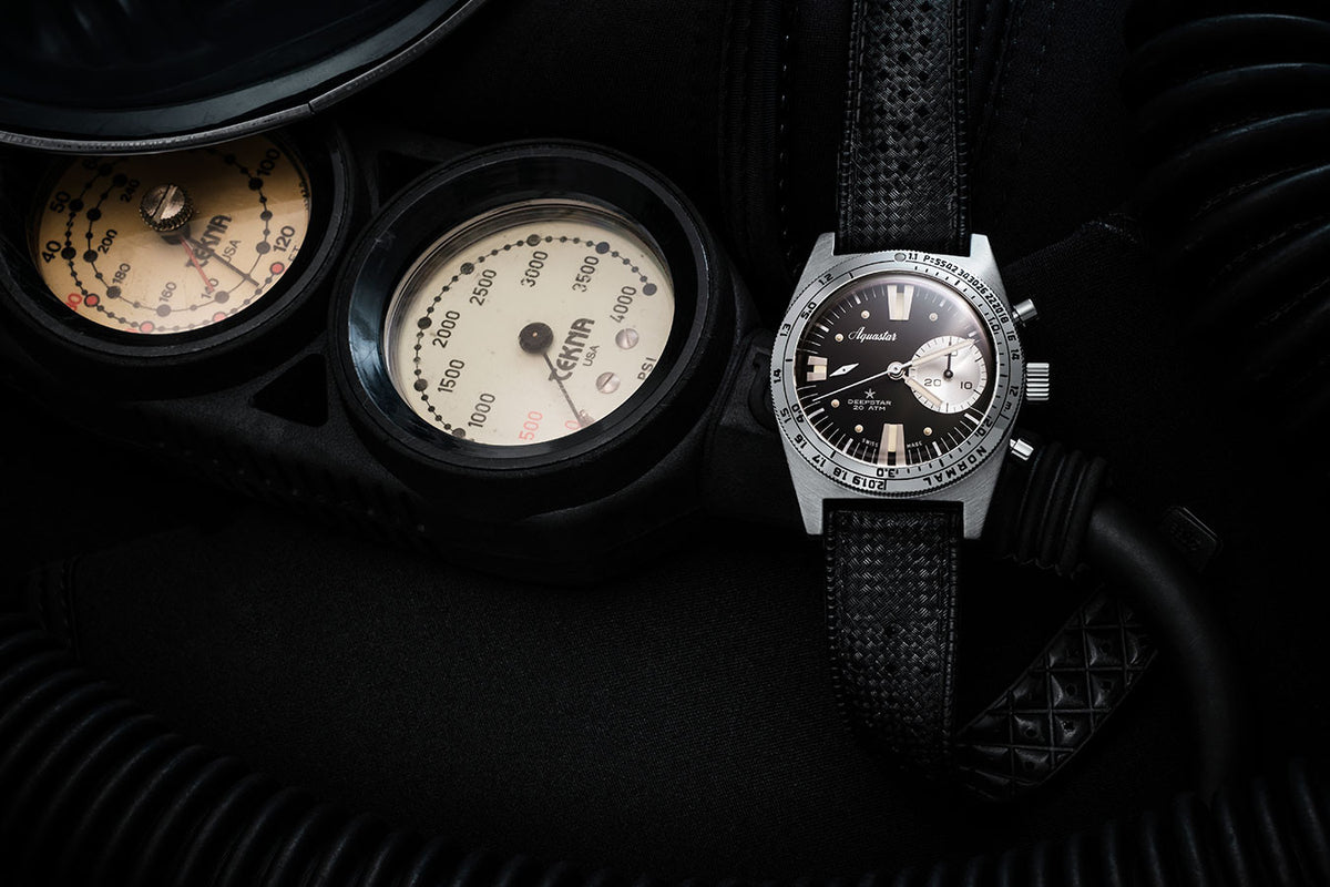 Aquastar 2022 Deepstar Chronograph Black