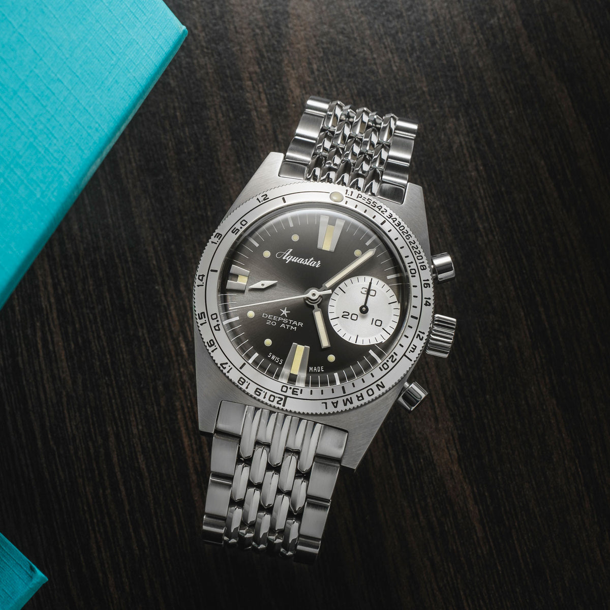 Aquastar Deepstar Chronograph Grey 321735ITI