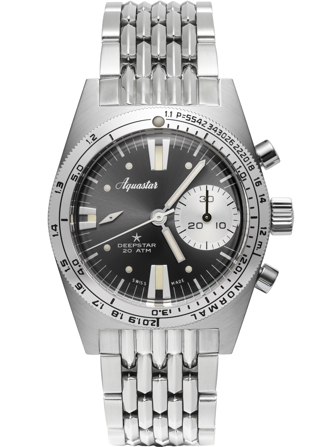 Aquastar Deepstar Chronograph Grey 321735ITI