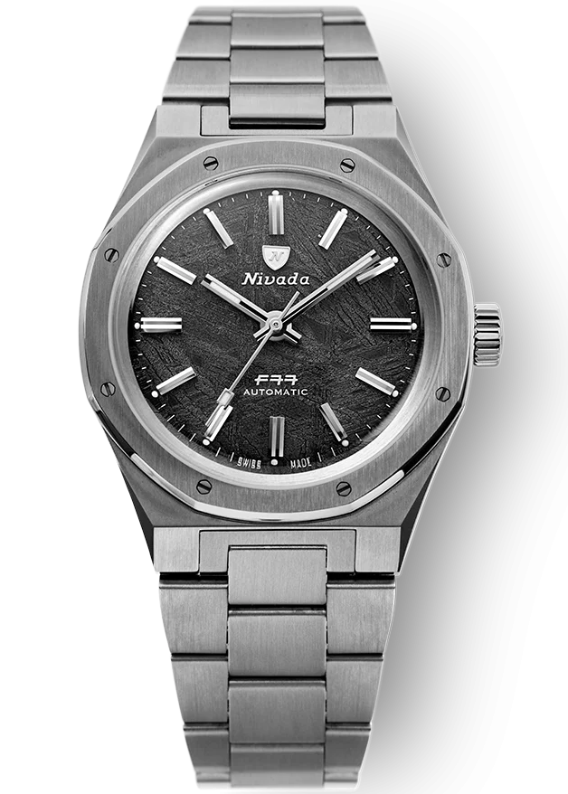 Nivada Grenchen F77 Titanium Météorite