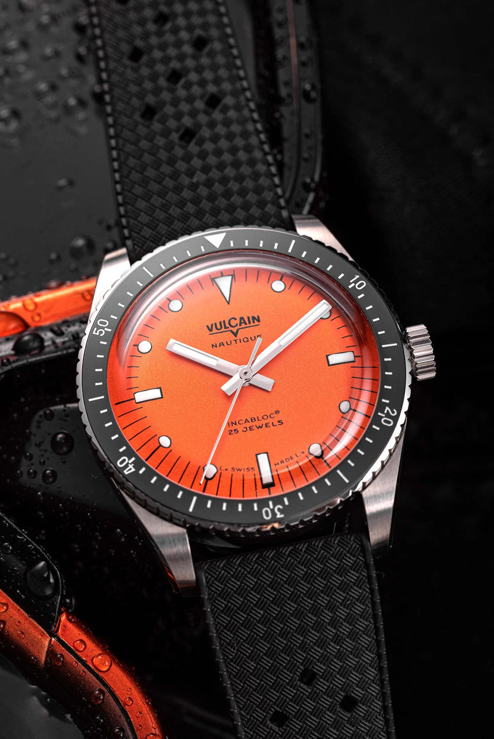 Vulcain Skindiver Nautique Orange 660170A67.BAR200