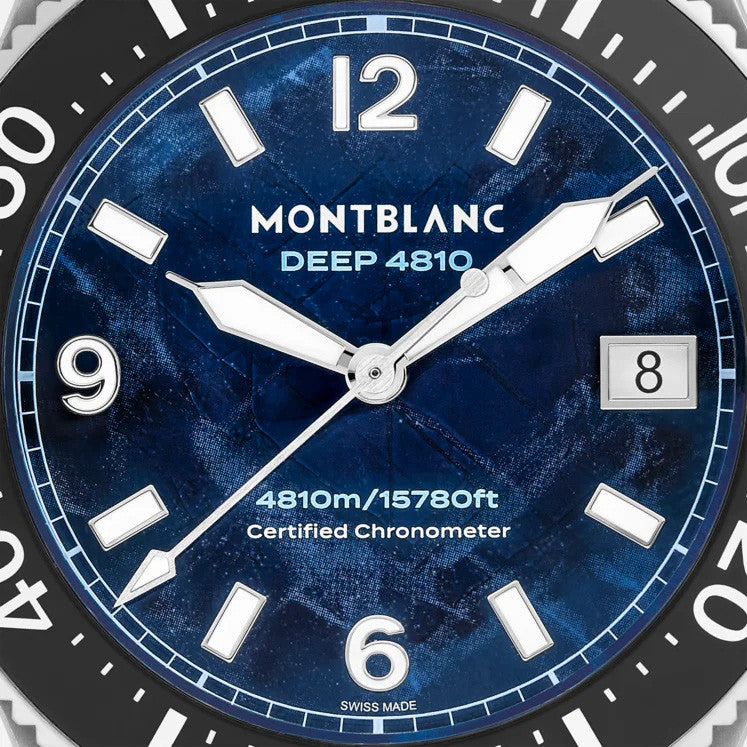 Montblanc Iced Sea 0 Oxygen Deep 4810 Blå