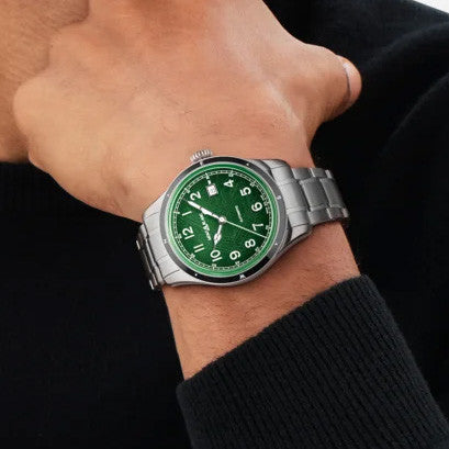 Montblanc 1858 Automatic Date 0 Oxygen Green