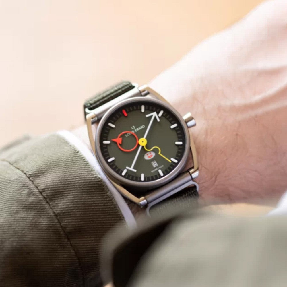 Louis Erard La Semaine Louis Erard x Alain Silberstein Khaki 40 mm 75357TT06BTT89