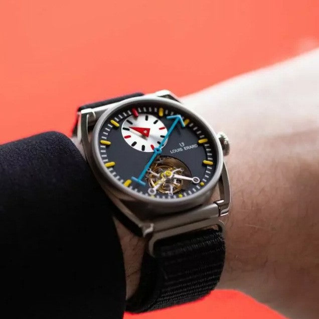 Louis Erard Le Régulateur Tourbillon Louis Erard x Alain Silberstein Black 40mm 89356TT02BTT82
