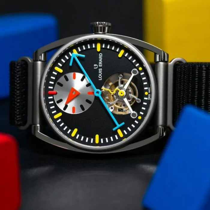 Louis Erard Le Régulateur Tourbillon Louis Erard x Alain Silberstein Black 40mm 89356TT02BTT82