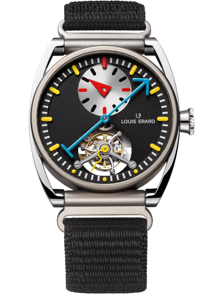 Louis Erard Le Régulateur Tourbillon Louis Erard x Alain Silberstein Black 40mm 89356TT02BTT82