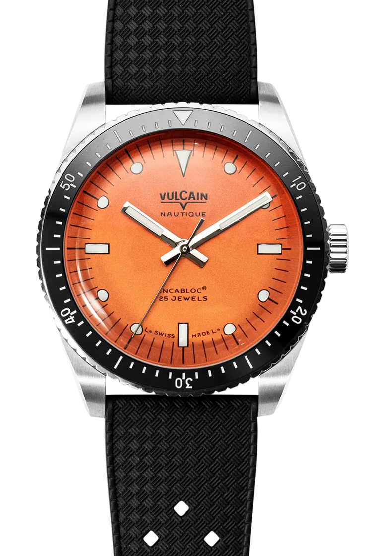 Vulcain Skindiver Nautique Orange 660170A67.BAR200