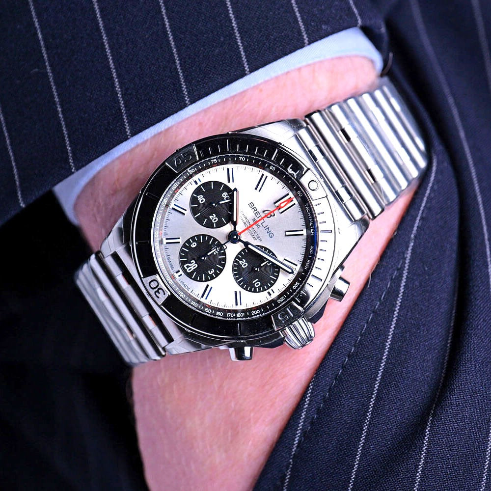 PRE-OWNED Breitling Chronomat 42mm AB0134