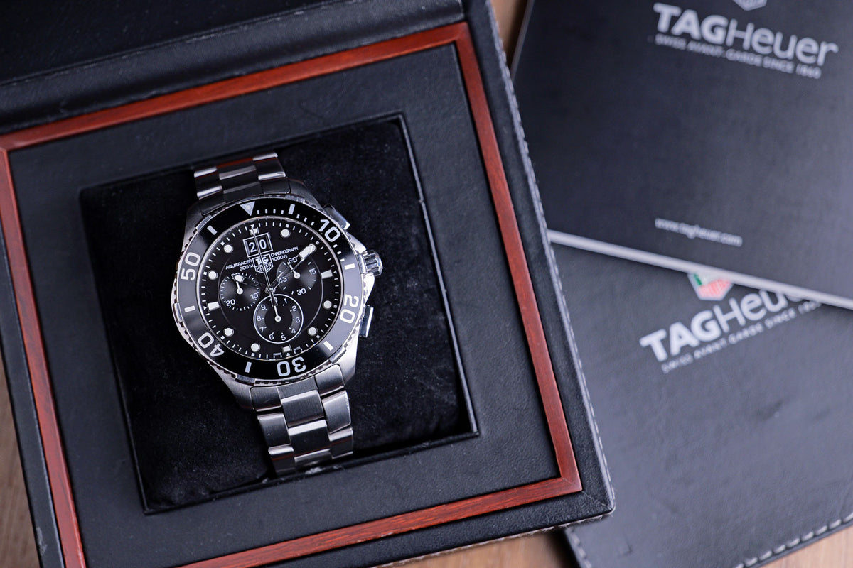 PRE-OWNED Tag Heuer Aquaracer 43mm CAN1010