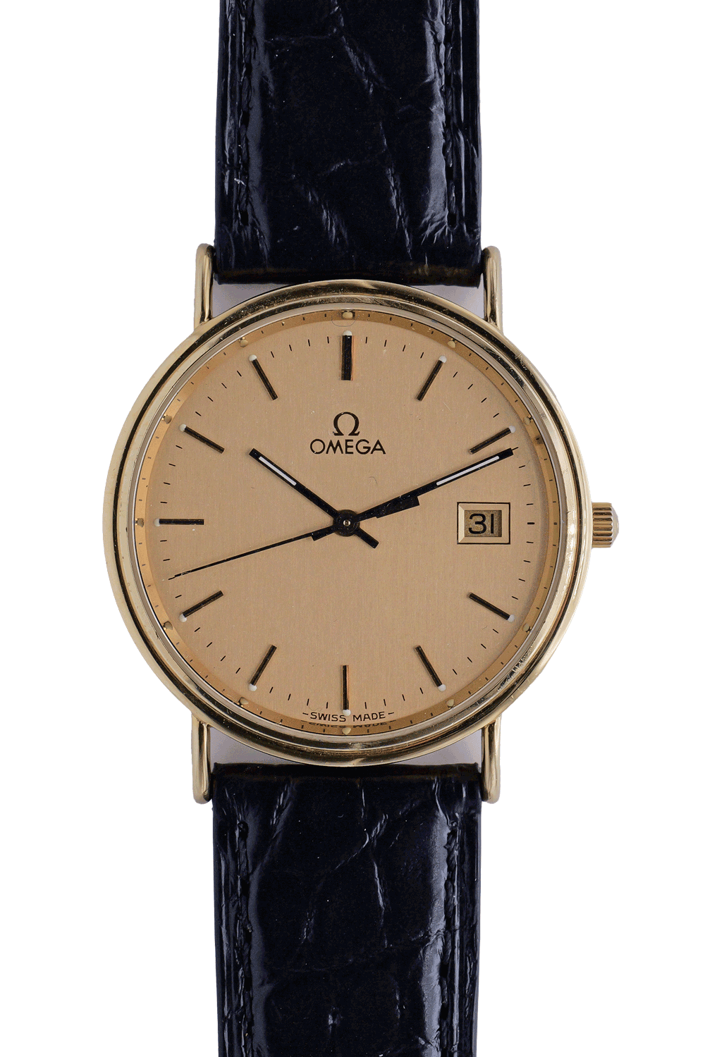 PRE-OWNED Omega De Ville 18k Gold 196.750