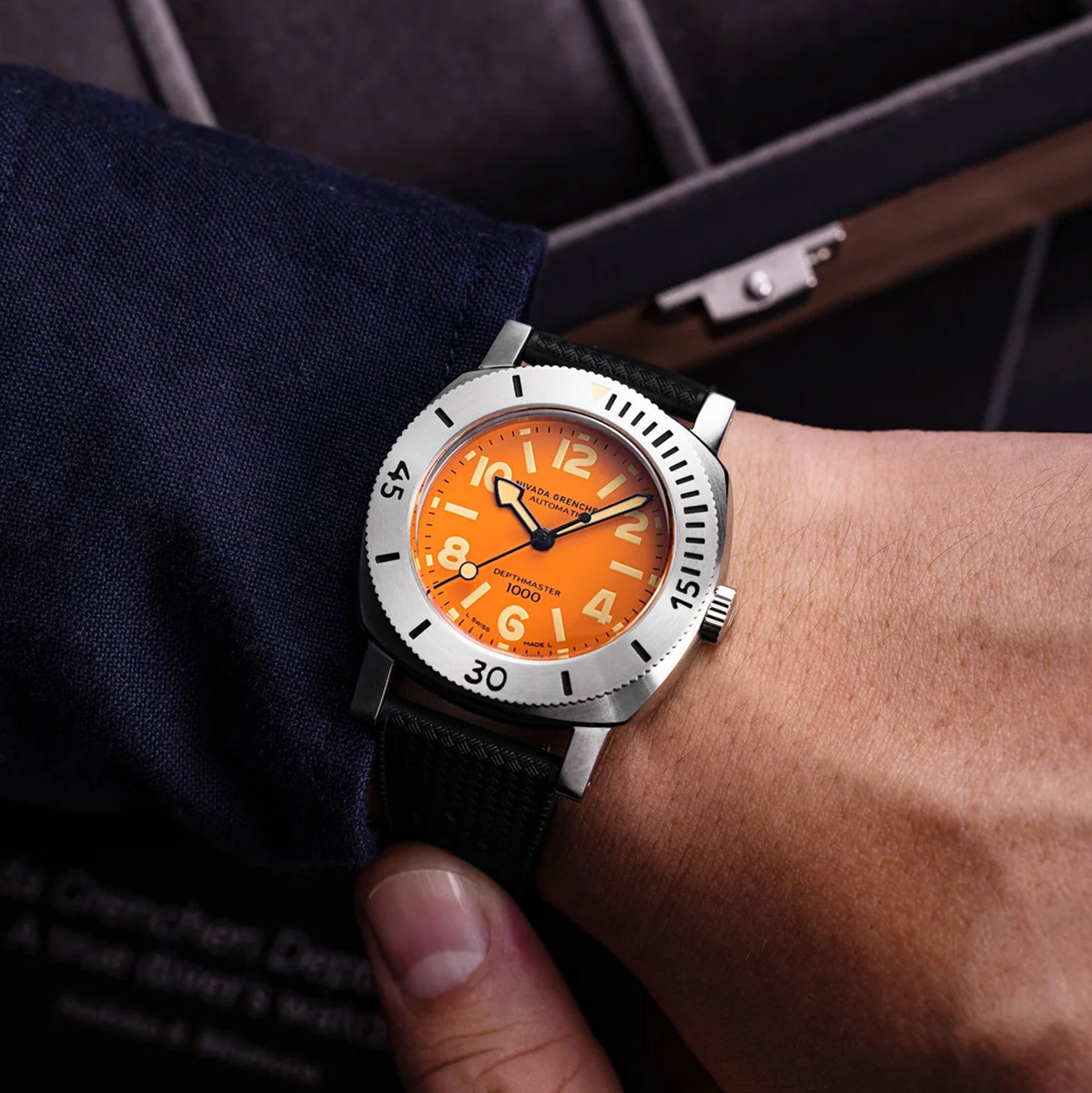 Nivada Grenchen Depthmaster Orange 14127A01