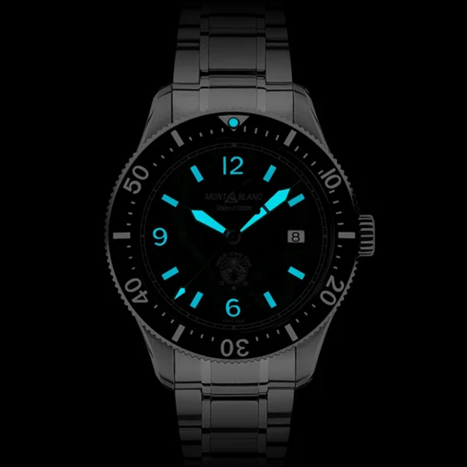 Montblanc 1858 Iced Sea Automatic Date MB130810