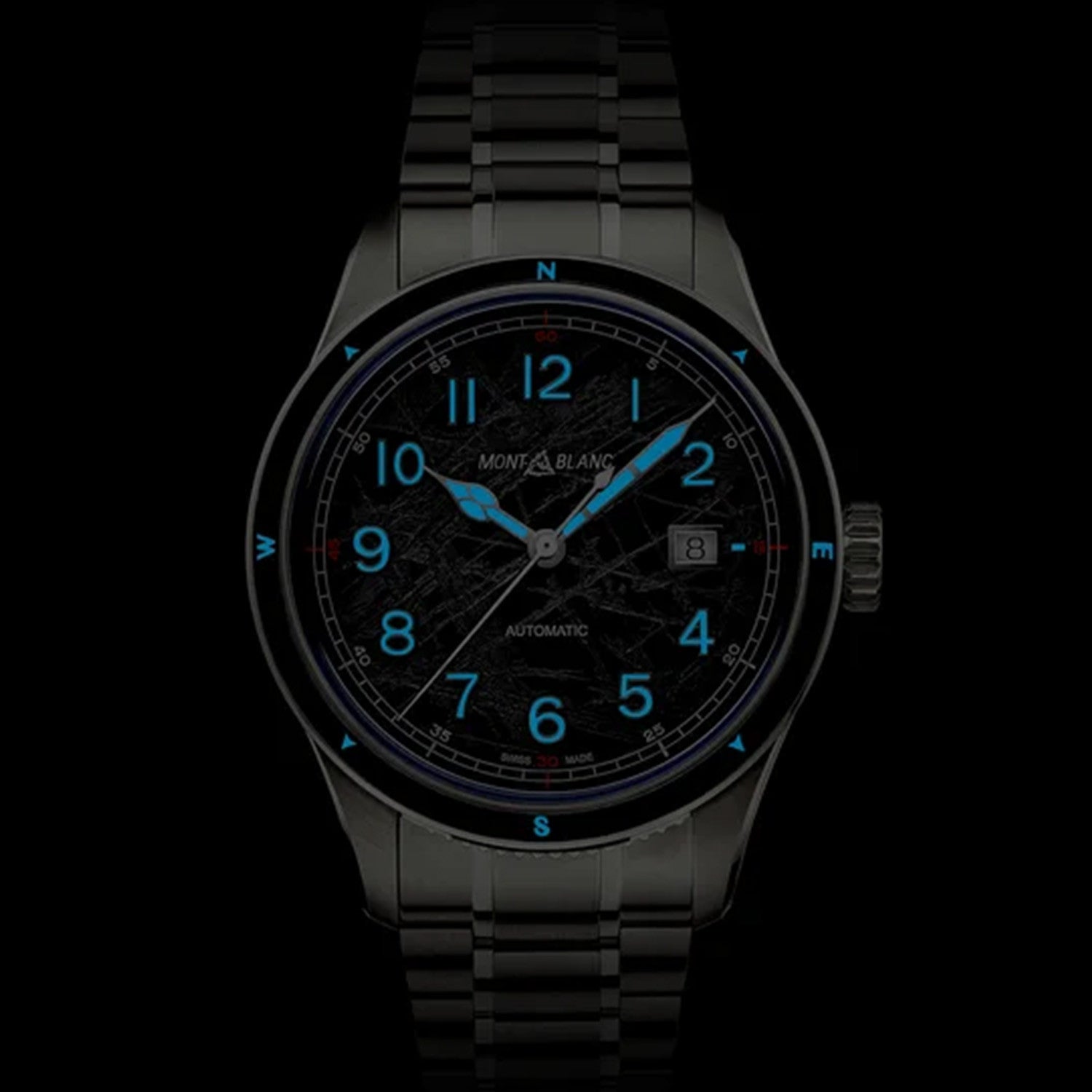 Montblanc 1858 Automatic Date 0 Oxygen The 8000 MB130984