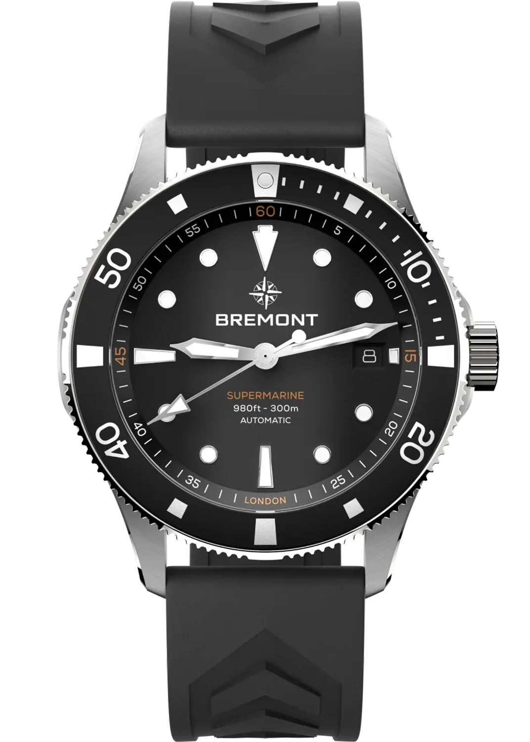 Bremont Supermarine 300M Date SM40-DT-SS-BK-R-S