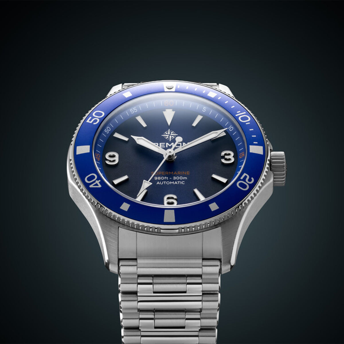 Bremont Supermarine 300M Blue & Bracelet SM40-ND-SS-BL-B