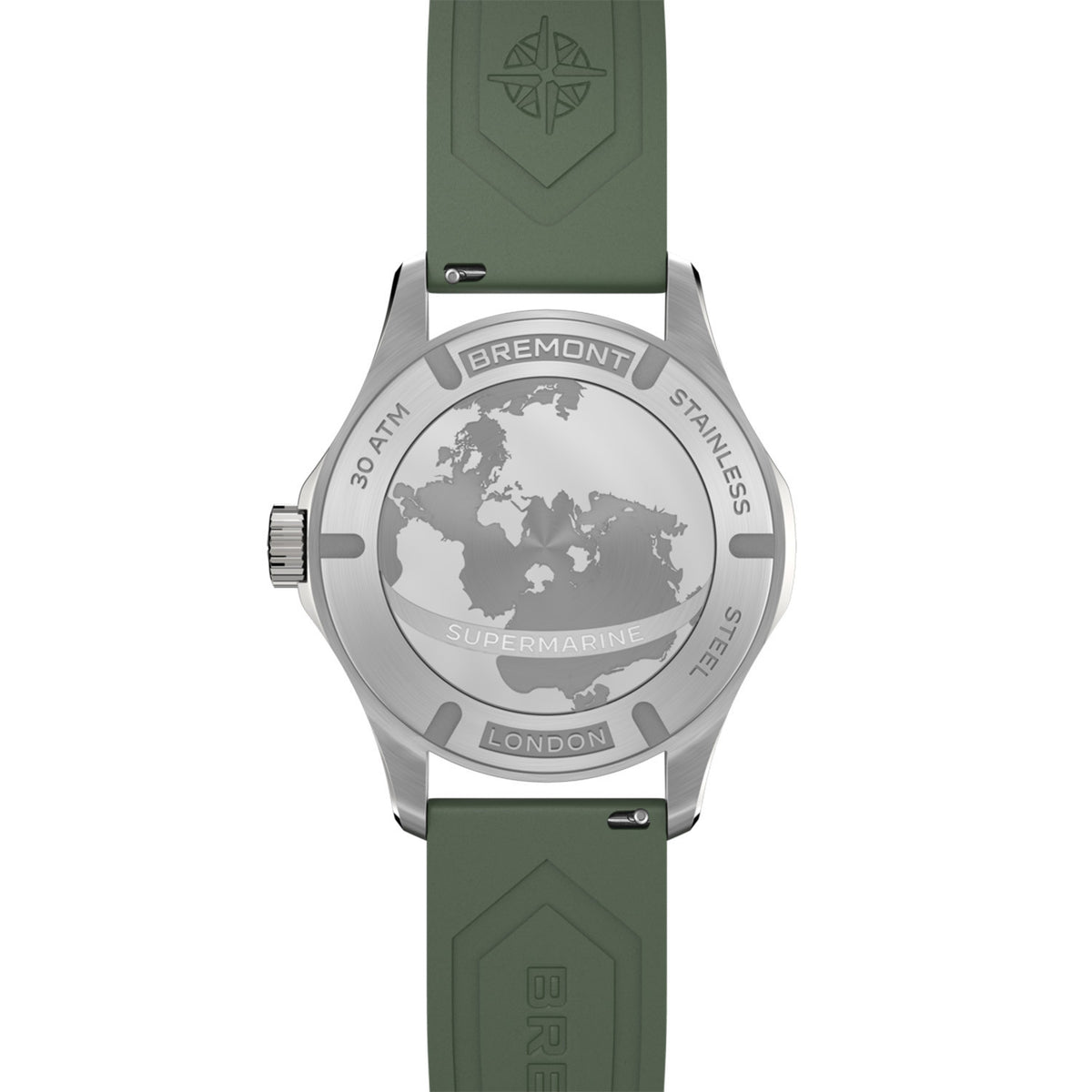 Bremont Supermarine 300M Green & Rubber SM40-ND-SS-GN-R-S