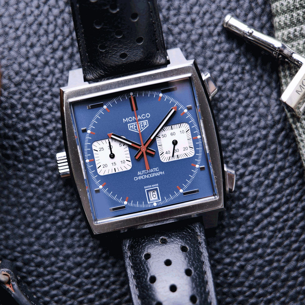 PRE-OWNED TAG Heuer Monaco Calibre 11 CAW211P.FC6356