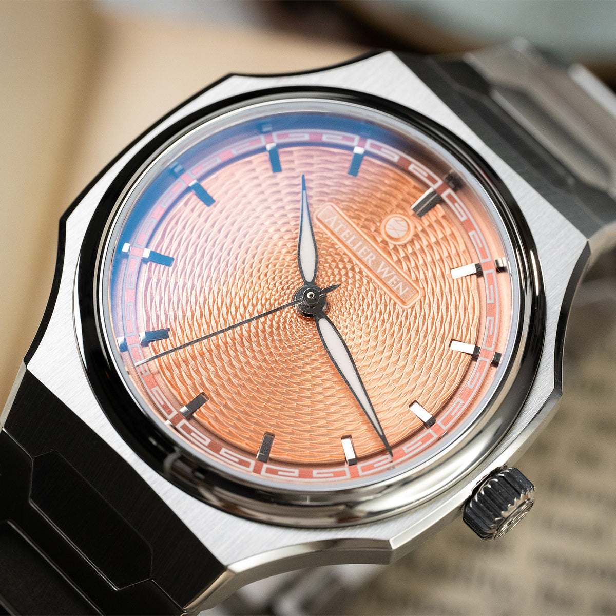 Atelier Wen Perception XIA lax- och stållänkarmband