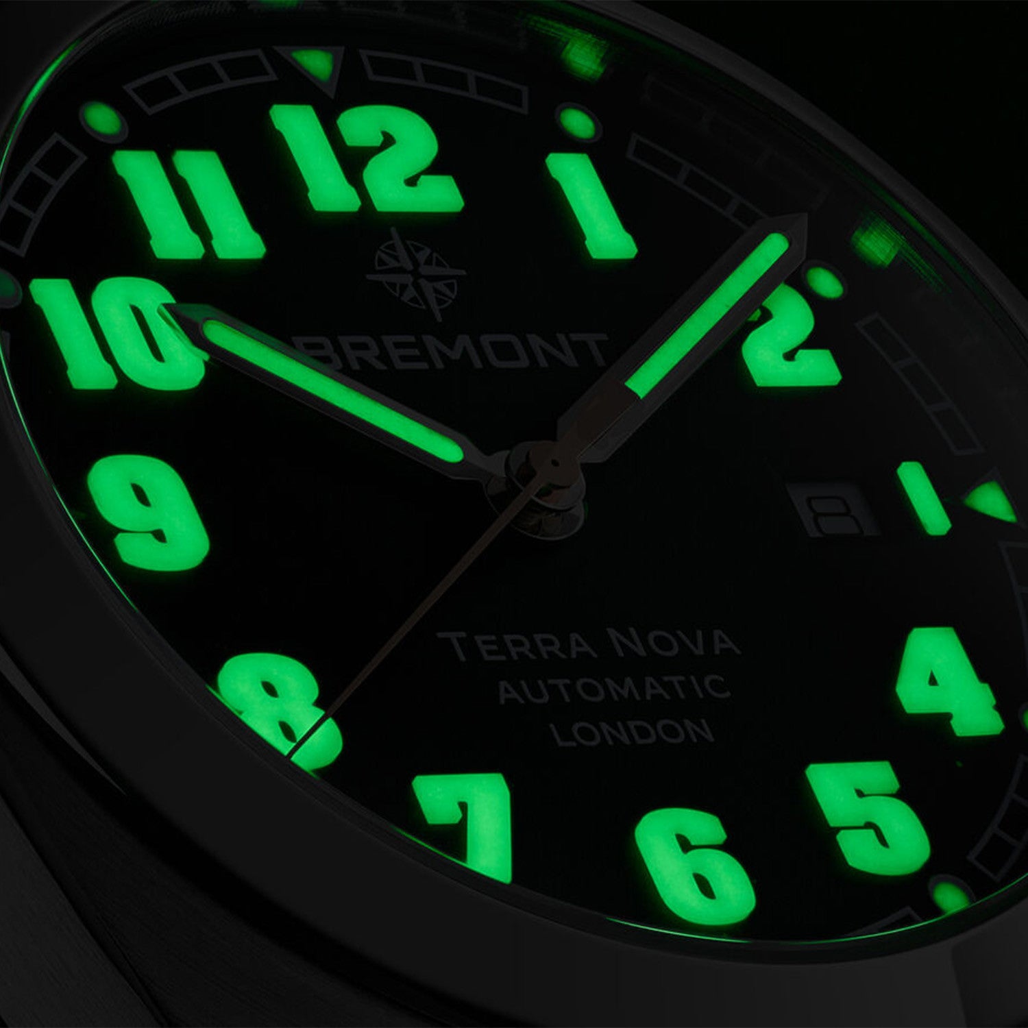 Bremont Terra Nova 40.5 Date Green & Nato