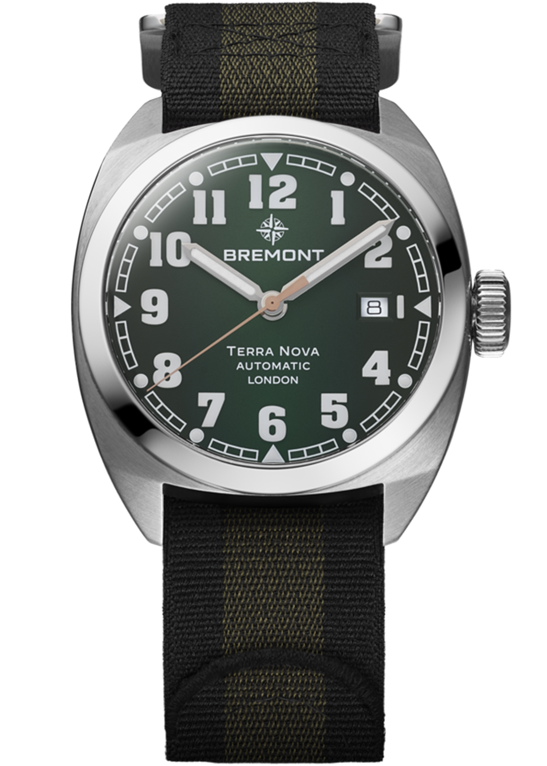 Bremont Terra Nova 40.5 Date Green & Nato