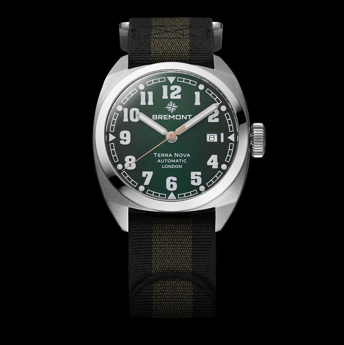 Bremont Terra Nova 40.5 Date Green & Nato