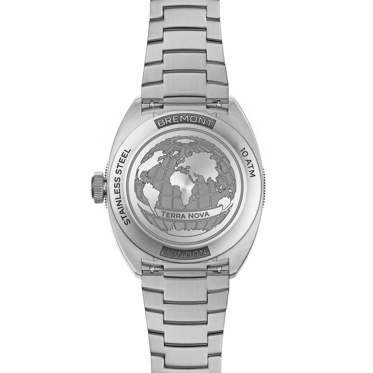 Bremont Terra Nova 40.5 Turning Bezel Power Reserve Steel Bracelet