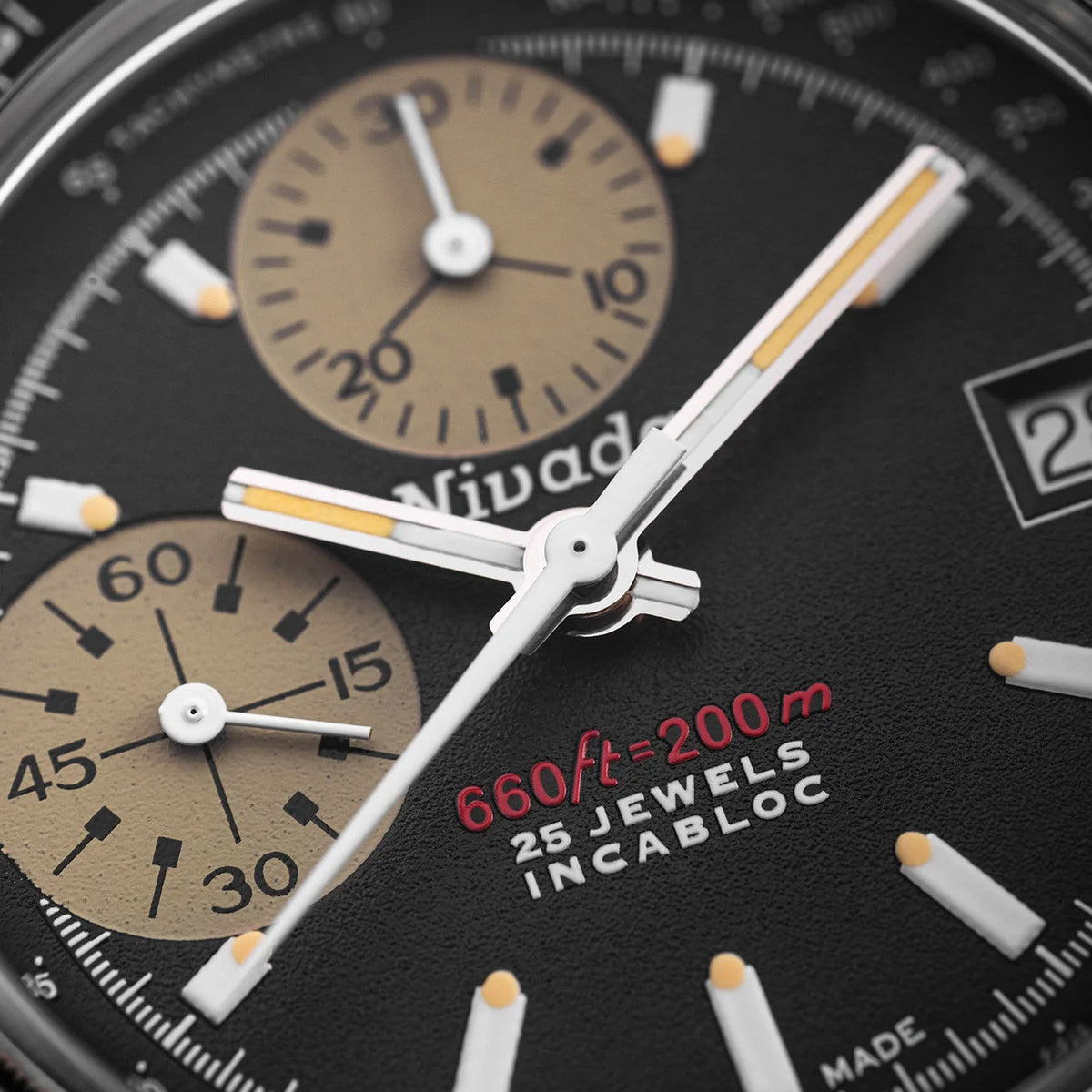Nivada Grenchen Chronosport Yellow 77001A45