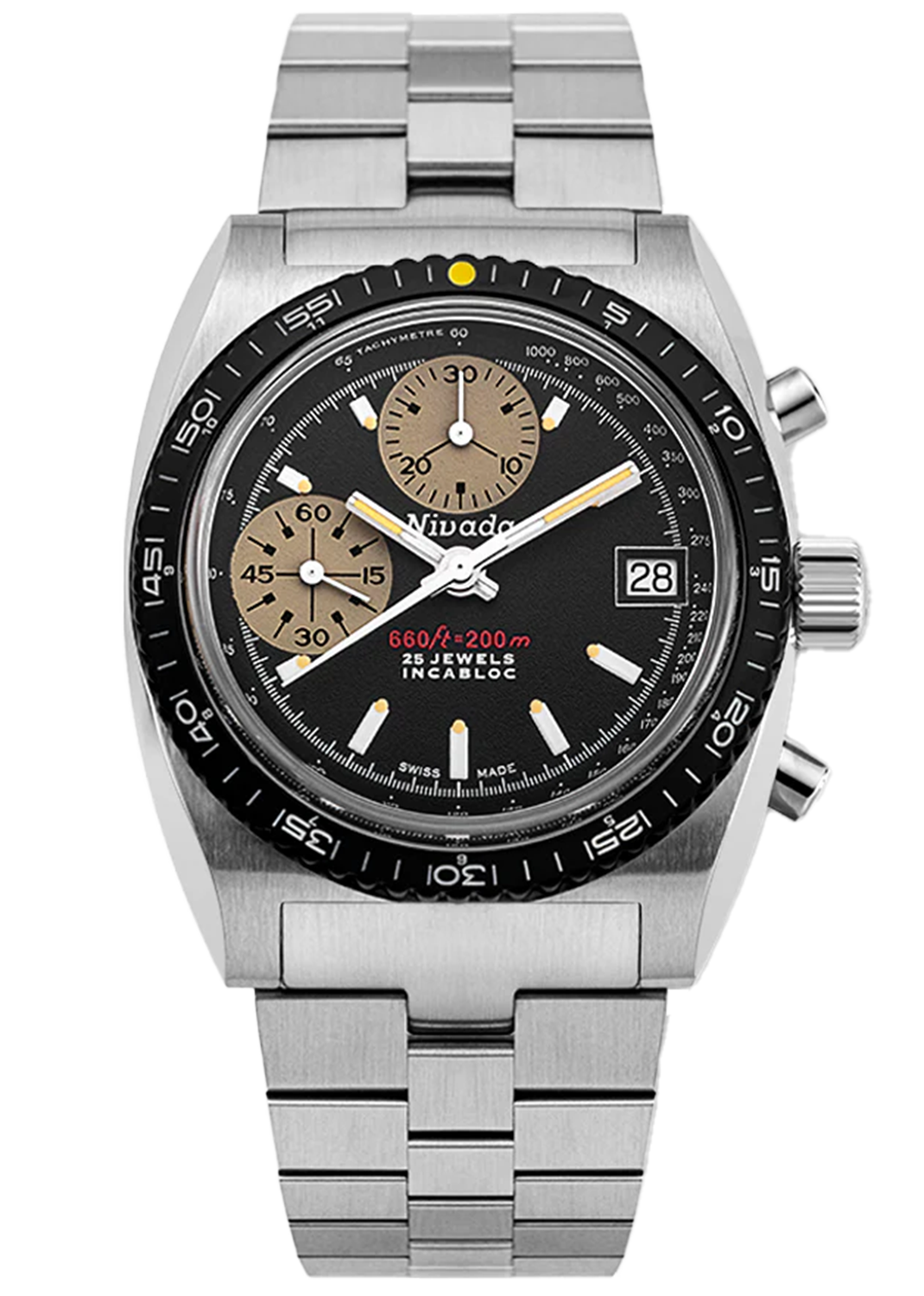Nivada Grenchen Chronosport Yellow 77001A45