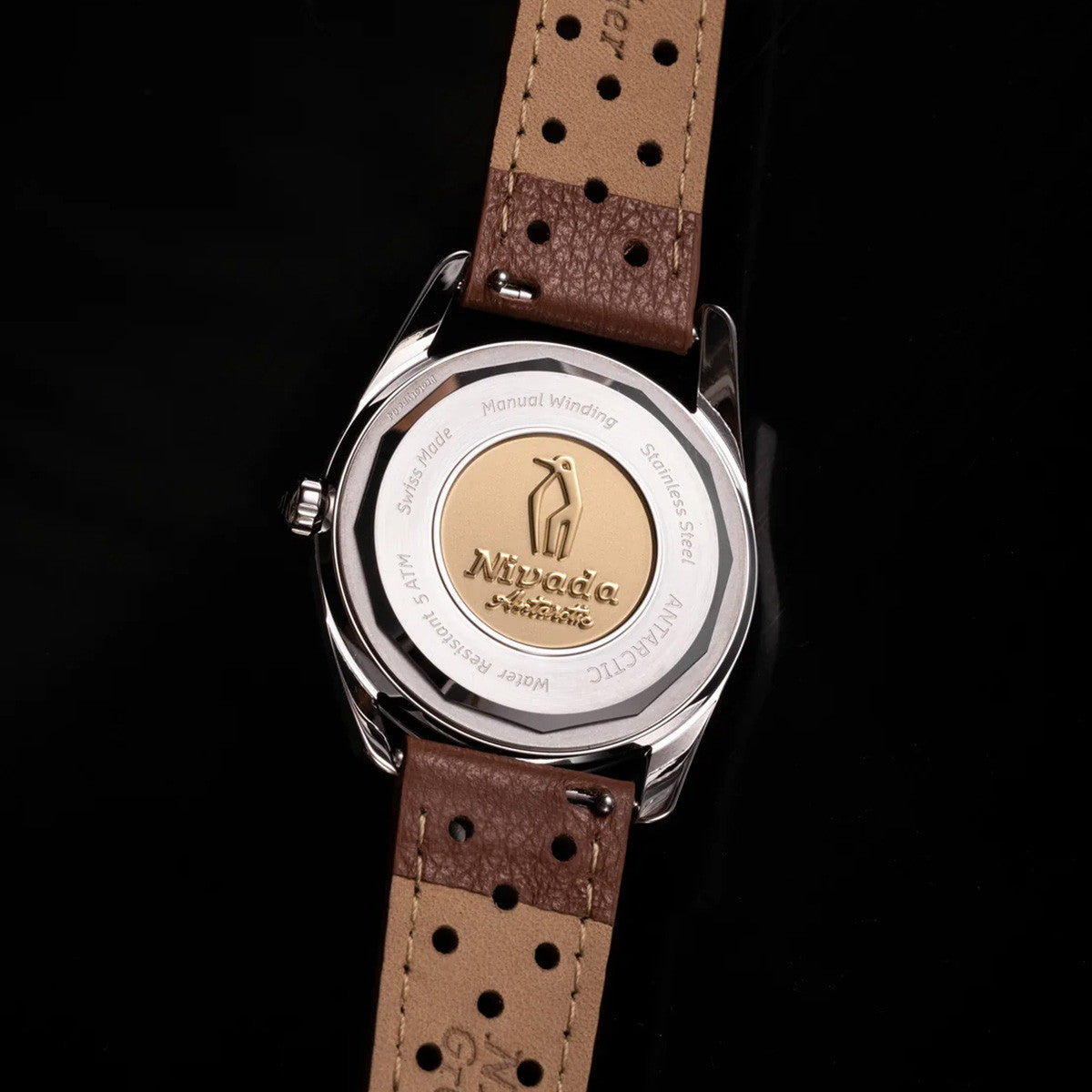 Nivada Grenchen Antatctic 35 Mm Eggshell White Luminova 35004M16