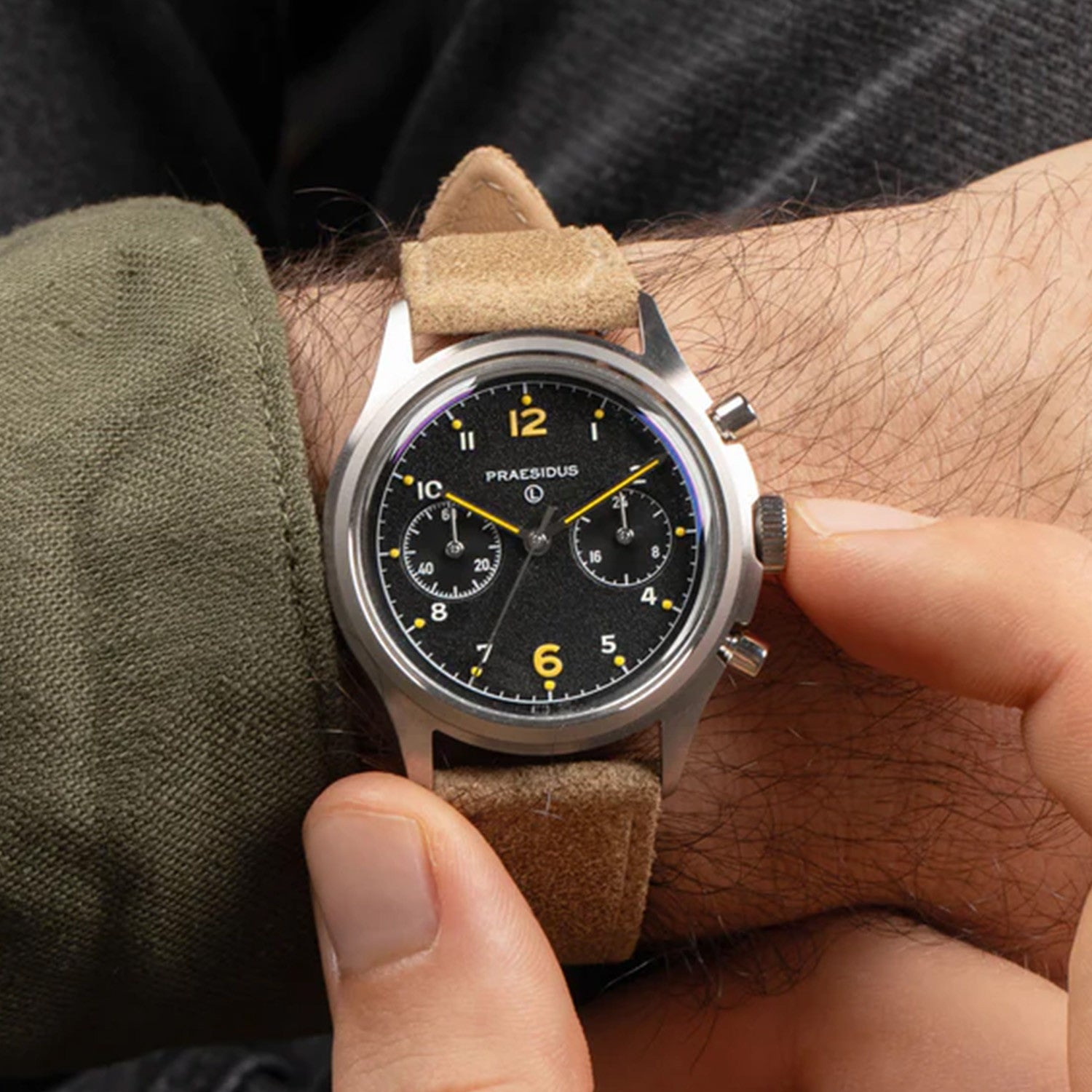 Praesidus PAC-76 Sand Leather P-38-P76-MB-RBRK1