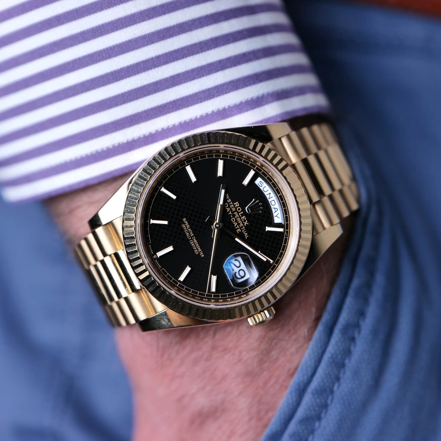 PRE-OWNED Rolex Day-Date 40 228238-0007