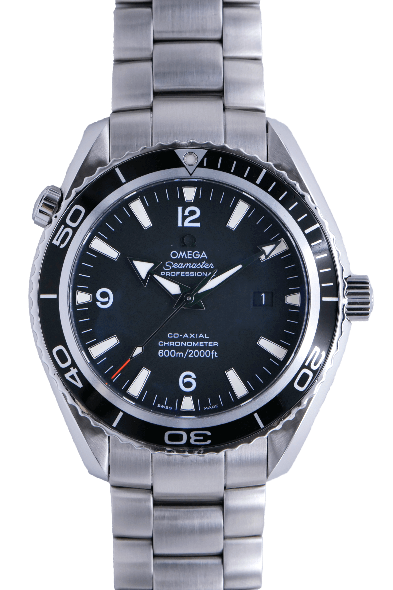 BEGAGNAD Omega Seamaster Planet Ocean Svart 22005000