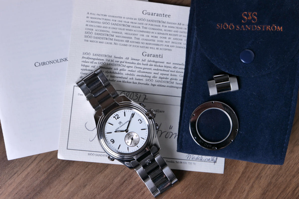 PRE-OWNED Sjöö Sandström Chronolink WT6202