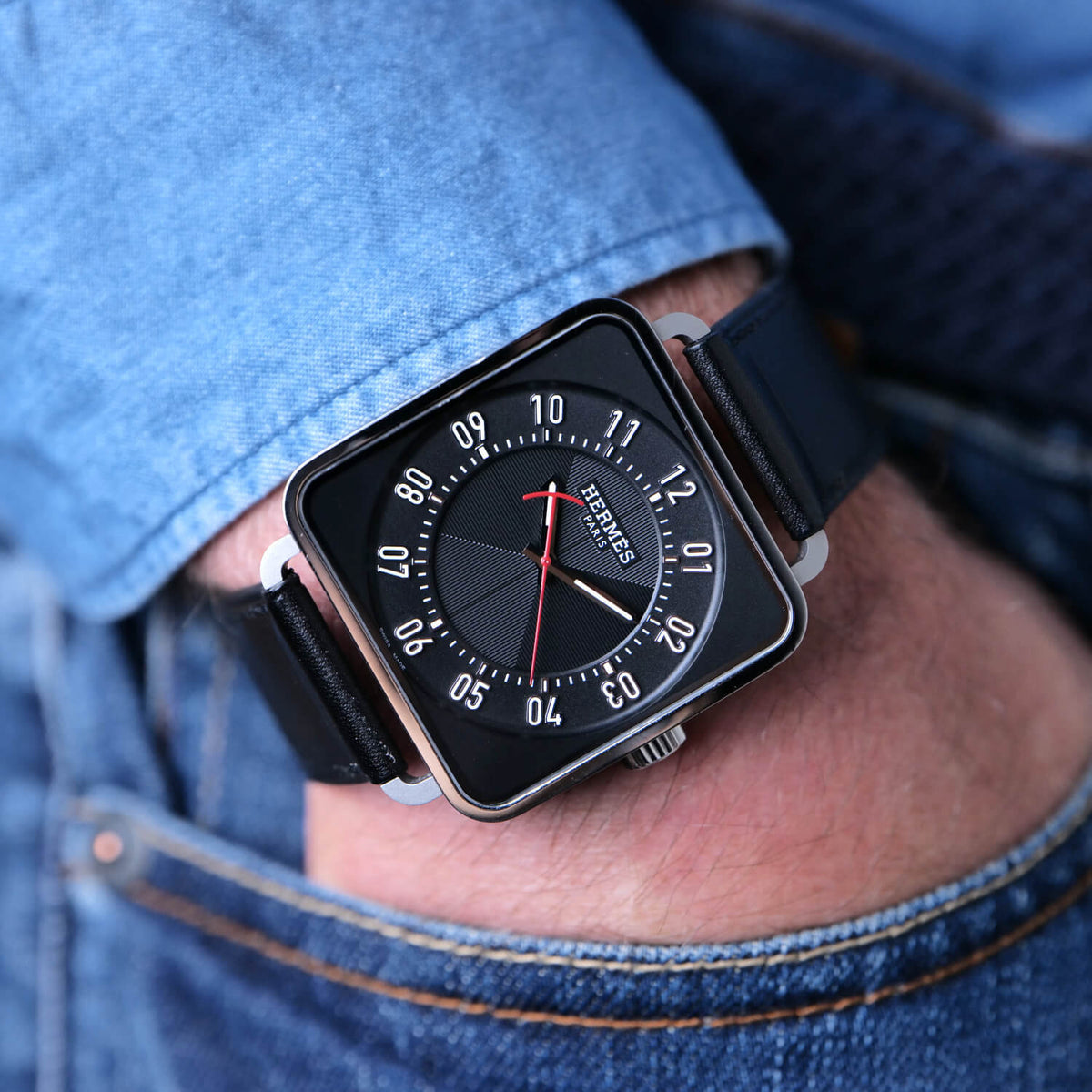 PRE-OWNED Hermes Carré H T12.710