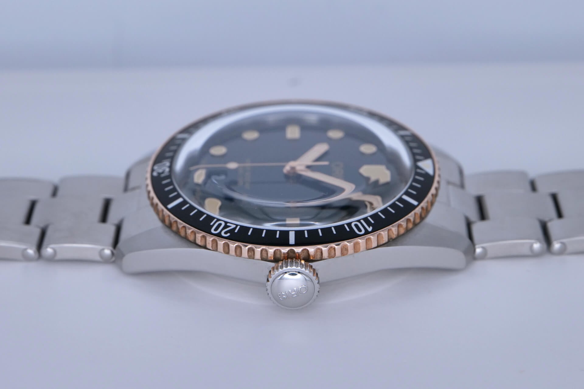 PRE-OWNED Oris Divers Sixty Five Green & Bronze 0173377074357-0782018