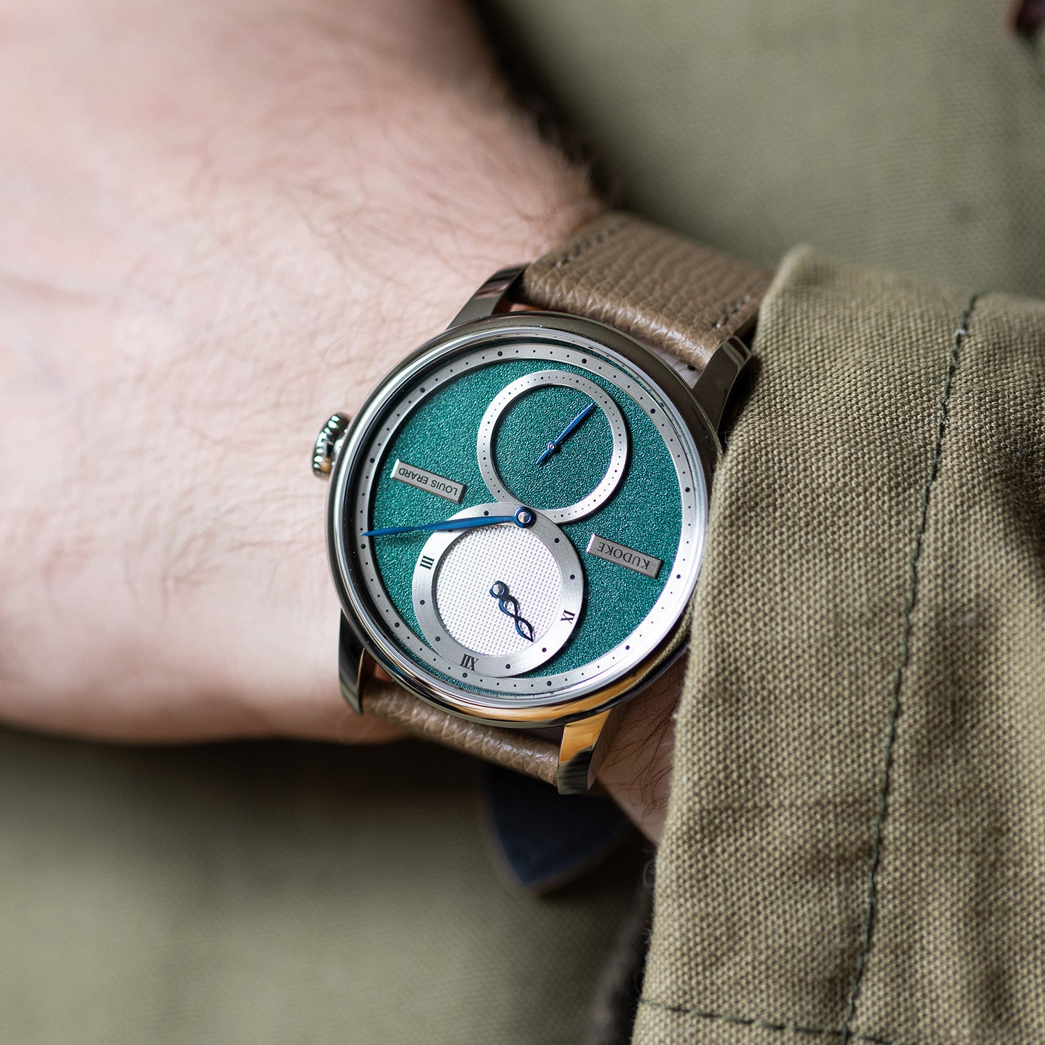 Louis Erard X Kudoke Le Régulateur Forest Green 85237AA49BVA178