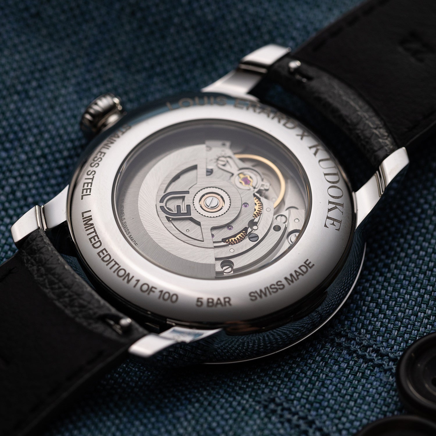 Louis Erard X Kudoke Le Régulateur Light Blue 85237AA45BVA173