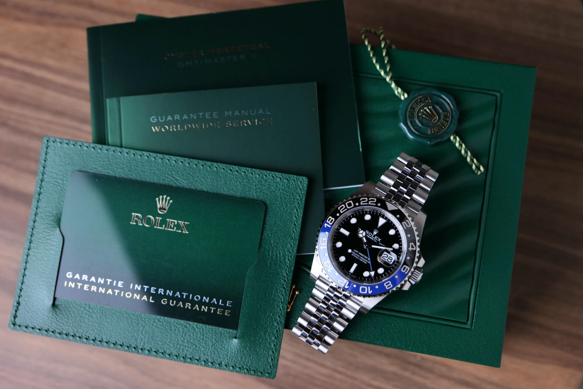 PRE-OWNED Rolex GMT Master II "Batgirl" 126710BLNR
